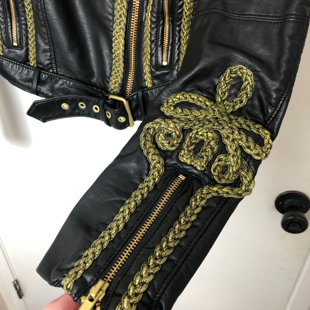 Free People Bang Bang Vegan Moto Jacket - Picture 4 of 5